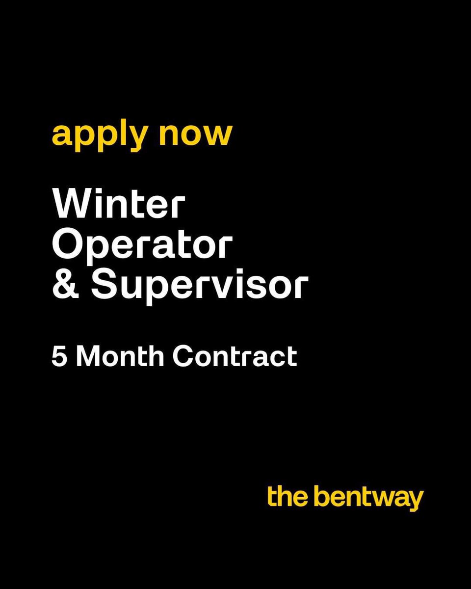 Last day to apply: thebentway.applytojobs.ca/facilities+and…