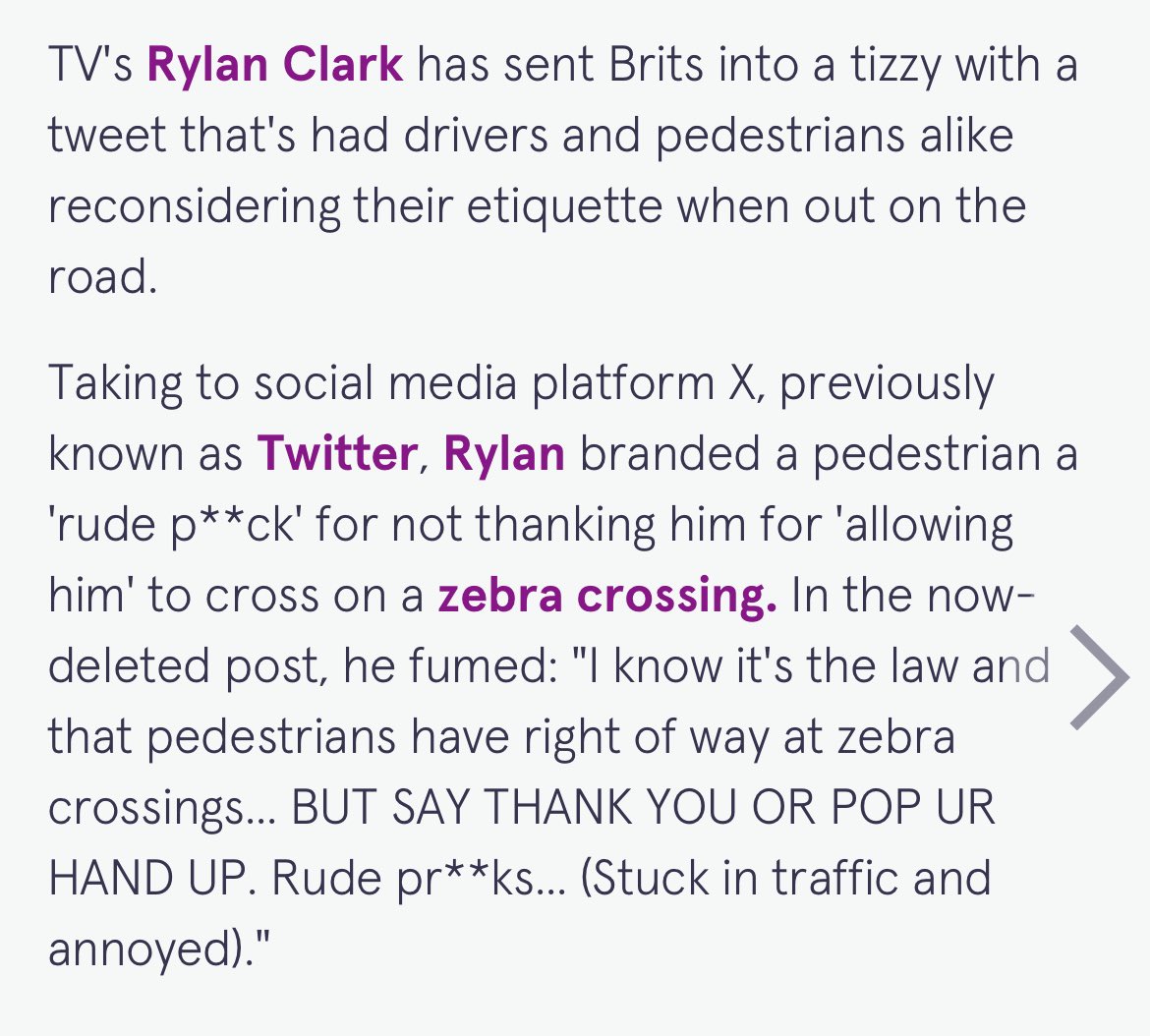 It’s not our #IMO tomorrow - but it could be - do you agree with <a href="/Rylan/">R Y L A N</a> that’s it’s downright rude not to thank drivers who stop at a zebra crossing? 👀 

Courtesy of <a href="/DailyMirror/">The Mirror</a> 

We’ll discuss <a href="/bbc5live/">BBC Radio 5 Live</a> breakfast