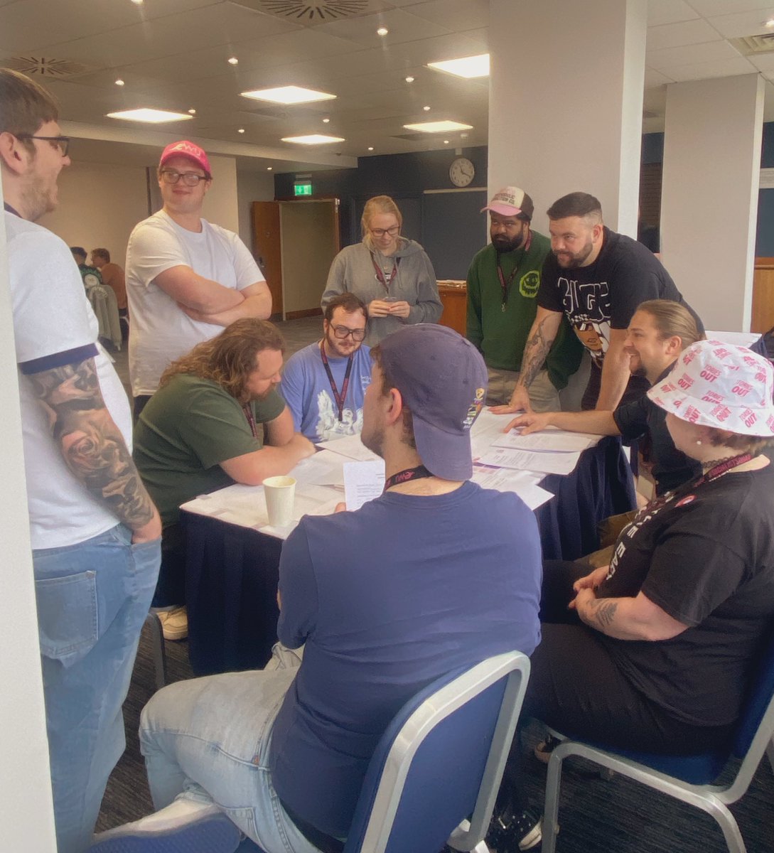 Had the most amazing weekend away in Cardiff with our young members, energy and commitment in abundance. Great work by the National Young Workers Committee to put it together… here they are plotting their next dastardly move… ✊️✊️✊️ <a href="/CWUYoungWorkers/">CWU Young Workers</a> <a href="/CWUnews/">CWU</a> <a href="/DaveWardGS/">Dave Ward</a>