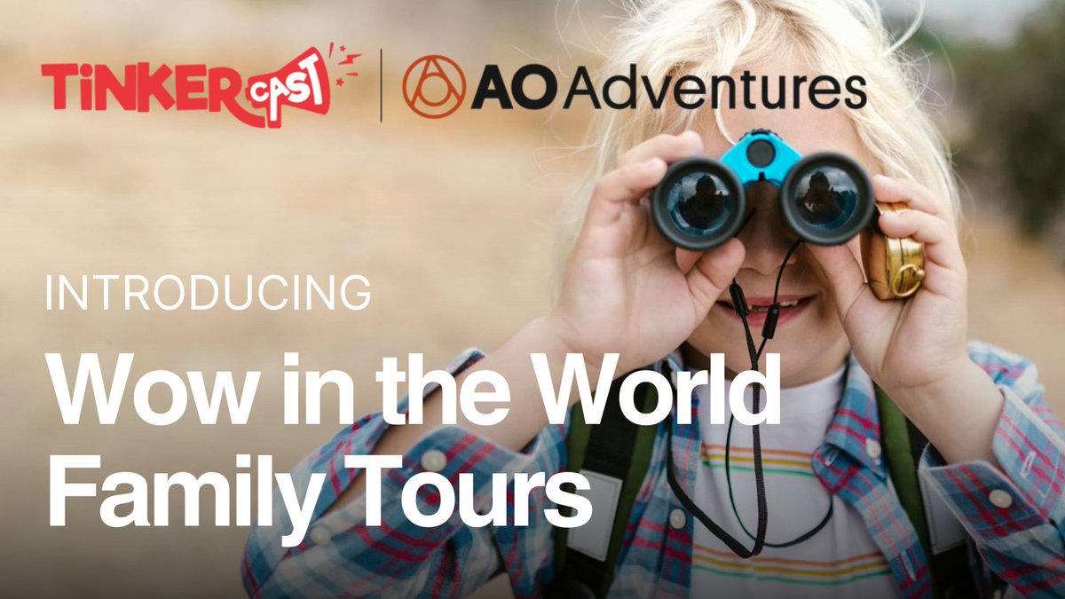 Atlas Obscura (@atlasobscura) on Twitter photo Atlas Obscura and Tinkercast, creators of Wow in the World, the #1 podcast for kids and families, are teaming up to launch the first-ever Atlas Obscura adventures designed just for curious kids and their grownups! <a href="/wowintheworld/">Wow in the World</a>
Learn more → bit.ly/4eJOyCo Atlas Obscura and Tinkercast, creators of Wow in the World, the #1 podcast for kids and families, are teaming up to launch the first-ever Atlas Obscura adventures designed just for curious kids and their grownups! <a href="/wowintheworld/">Wow in the World</a>
Learn more → bit.ly/4eJOyCo