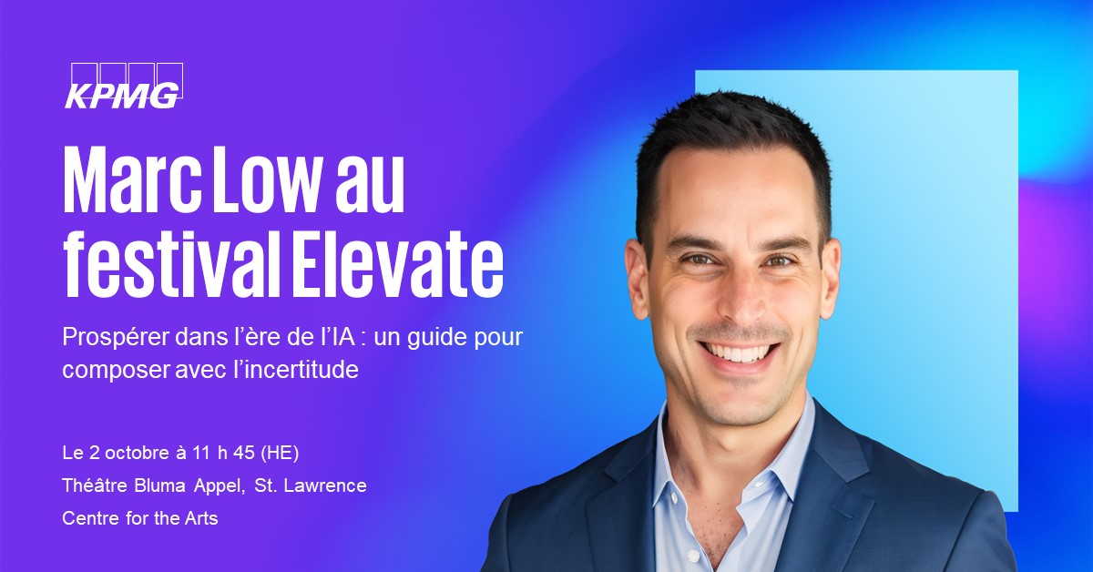 🎬 C’est parti! Assistez à la présentation de Marc Low au festival <a href="/ElevateTechCA/">Elevate</a>  et découvrez les nouvelles compétences et approches qui favoriseront la réussite dans l’ère de l’IA. 

#FestivalElevate2024
