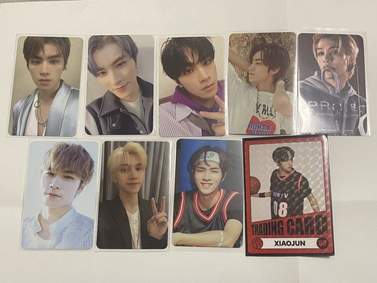 6ycolu_'s tweet photo. WayV 威神V 威神 ラントレ トレカ 6000円 購入特典 交換 On The Way 過去 Give Me That On My Youth Phantom 

【譲】
クン テン シャオジュン ヘンドリー ヤンヤン

【求】
The highest 未使用シリアルコード(ものによっては複数:1)

気軽にお声掛けお願いします🙇‍♀️ https://t.co/5JeoVnQ5KW