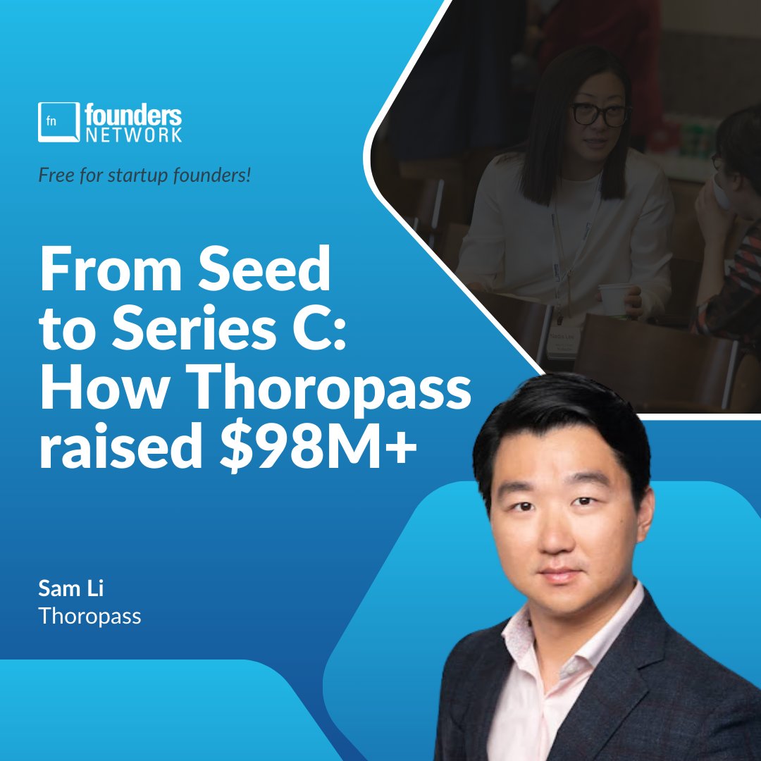 Want to learn how Thoropass landed a $50M Series C?

Join us on October 22 for a webinar with Thoropass Co-Founder &amp; CEO Sam Li to learn how Thoropass navigated the fundraising landscape.

Register: hubs.la/Q02RTD9f0

#tech #startup #fundraising