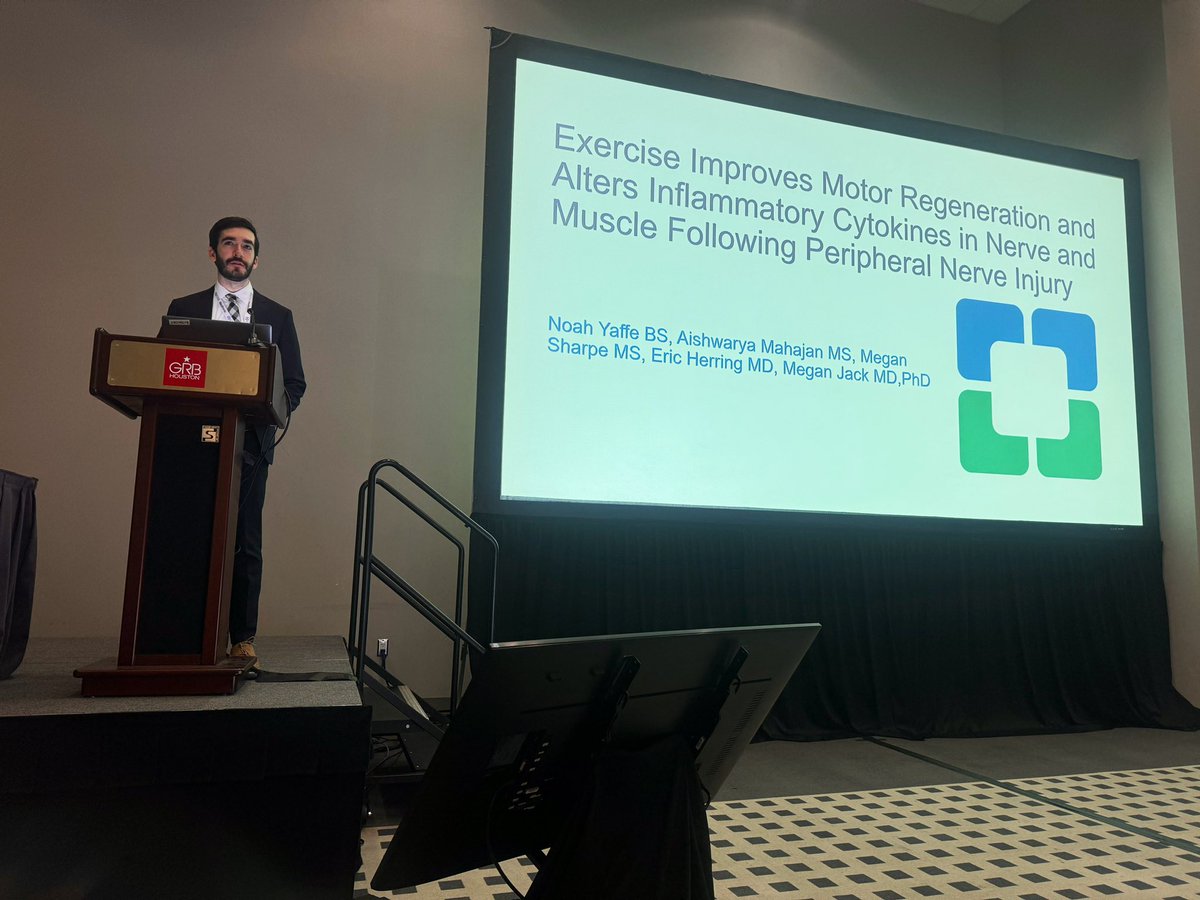 MeganJackMDPhD's tweet photo. Quick trip to Houston for #CNS2024. Great catching up with #colleagues and friends. The #JackLab was well represented with oral presentations. Look out for M4 Noah Yaffe on the #Match2025 interview trail and Sofia Corella (@sgcorella_) in a few years. Both rising stars! https://t.co/M6ytphaDj7