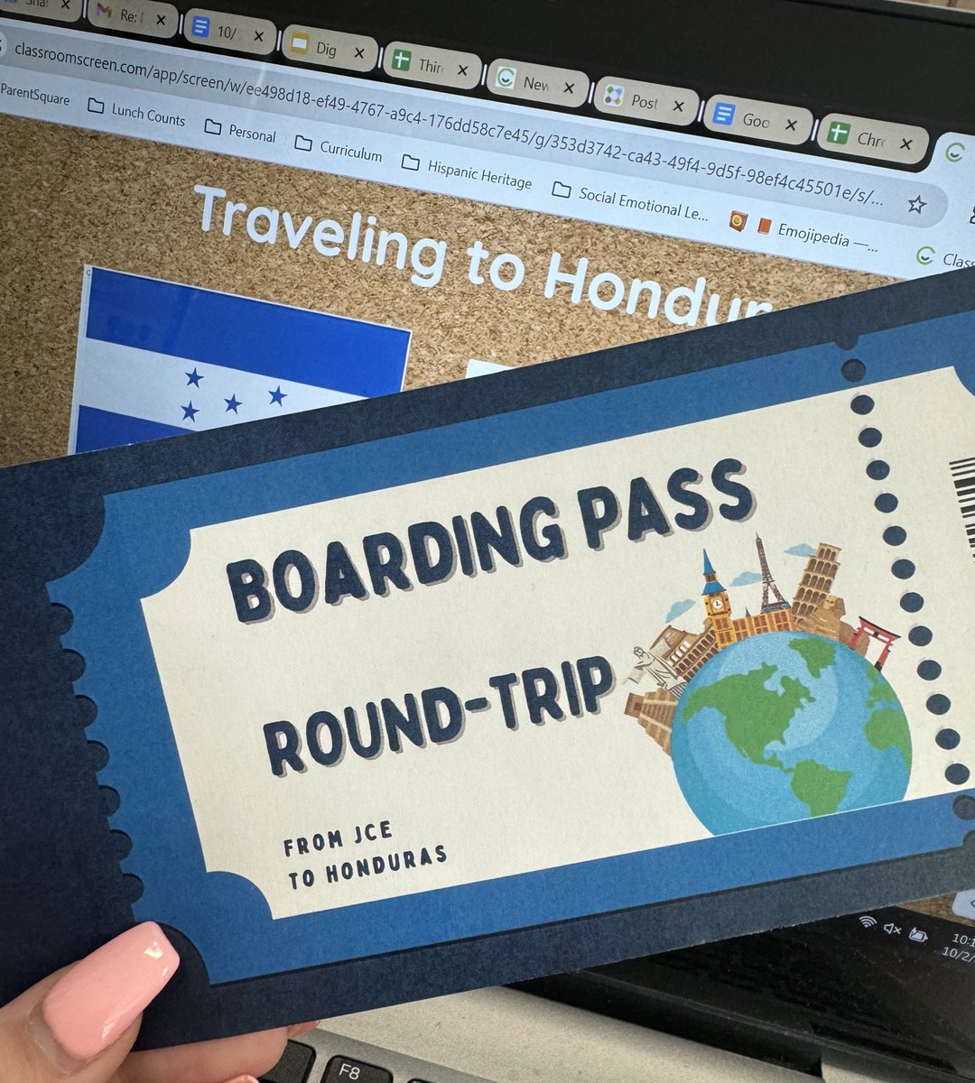 Mikayla Carter (@mikaylarcarter) on Twitter photo My favorite activity to do with my students! I can’t wait to “travel” to Honduras this year with them 🥰 <a href="/SMossoTaylor/">Sabina Mosso-Taylor</a> <a href="/JCEScholars/">Jackson Creek</a> My favorite activity to do with my students! I can’t wait to “travel” to Honduras this year with them 🥰 <a href="/SMossoTaylor/">Sabina Mosso-Taylor</a> <a href="/JCEScholars/">Jackson Creek</a>