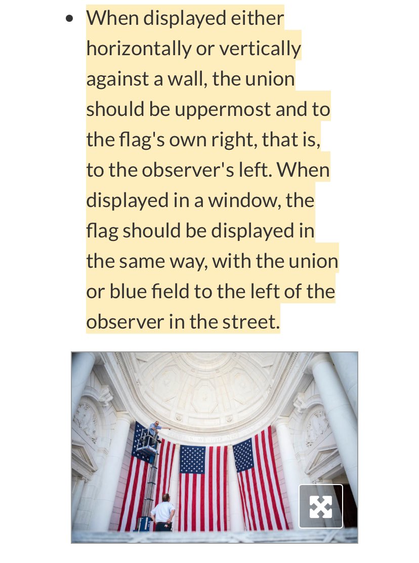 FlagPedant's tweet photo. @DistressedFlags @DownUnion Actually as it happens the protocol for the Union Flag when hung on a wall is opposite to US, Canadian and Australian protocols so these were hung by true flag pedants (or coincidental ignorance). https://t.co/j5jNlW9Bje
