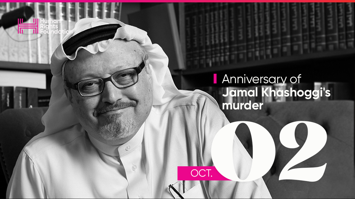 1/ Today, HRF remembers the killing of Saudi journalist and Washington Post columnist Jamal Khashoggi, who was murdered in 2018 at the Saudi consulate in Istanbul.