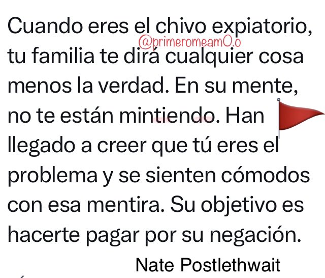 primeromeamo's tweet photo. En una familia narcisista se sienten muy cómodos con quienes son, con sus mentiras, engaños, con el maltrato y aunque sean responsables de sus acciones no sienten ninguna necesidad de cambiar, están muy a gusto aunque no reconozcan la influencia del narcisismo. #egosintonico https://t.co/6CT6LatpLH
