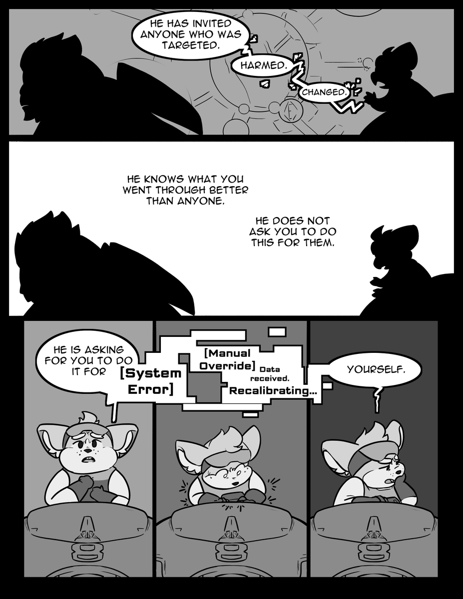 HLCstan's tweet photo. You Are Being Watched
My comic for @owfuturezine , Hammond visits Winston to give him an offer he can definitely refuse. 
I wanted to explore a possible set up for a mission that would center around hammond 
4/7 https://t.co/GEjkzsGxaN