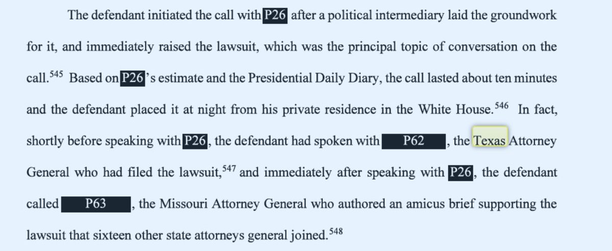 For the past few weeks, I've been tracing how Texas v. Pennsylvania got to the Supreme Court. Today's brief includes some details that are new to me — including that Trump and Ken Paxton talked about the case just before Trump called the Georgia AG about it.
