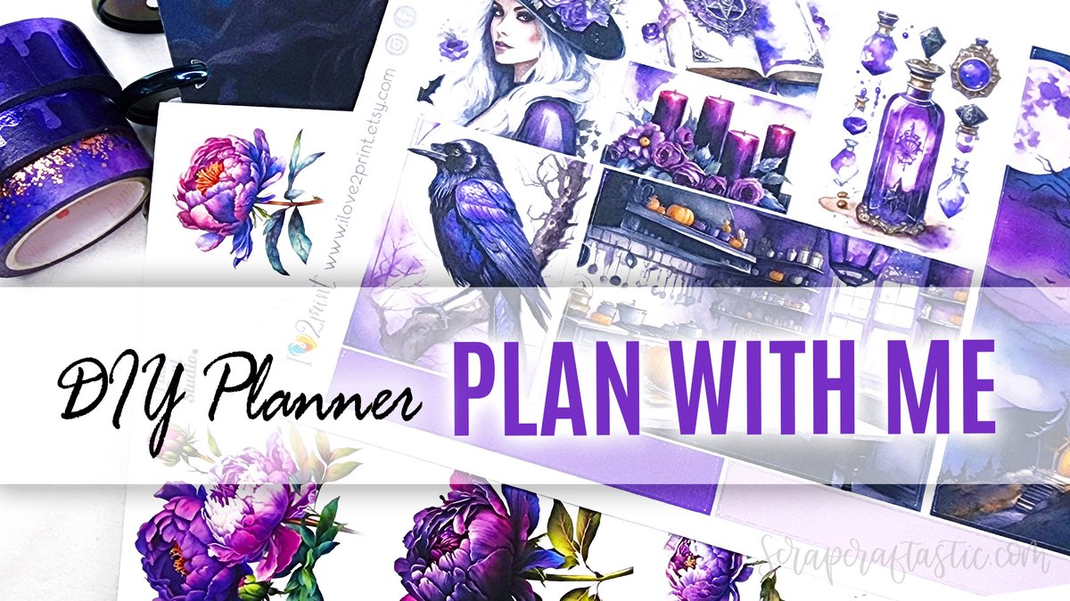 scrapcraftastic's tweet image. How To Use Create A Planner Spread With Different Themed Stickers youtu.be/u4U8MdtpC9M?si… #planwithme #weeklysetup #halloween