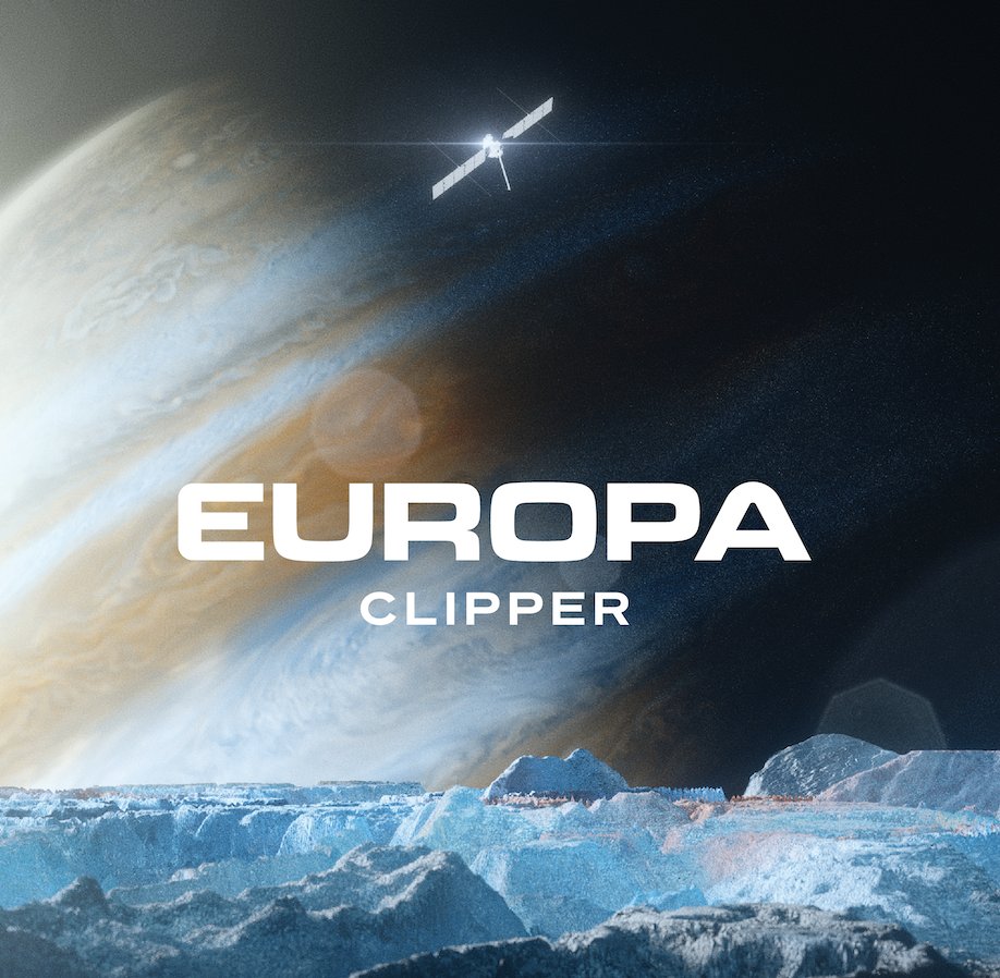 EuropaClipper's tweet photo. Dreaming of Europa on a #WallpaperWednesday 

Full-size downloads: https://t.co/fpJFkGUr1D https://t.co/D563FWE4uR