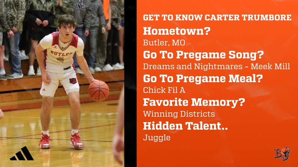 In honor of opening tip-off in 25 days, we will be introducing the student-athletes in our program. Continuing with the freshmen..

Welcome Carter! #BUHoops