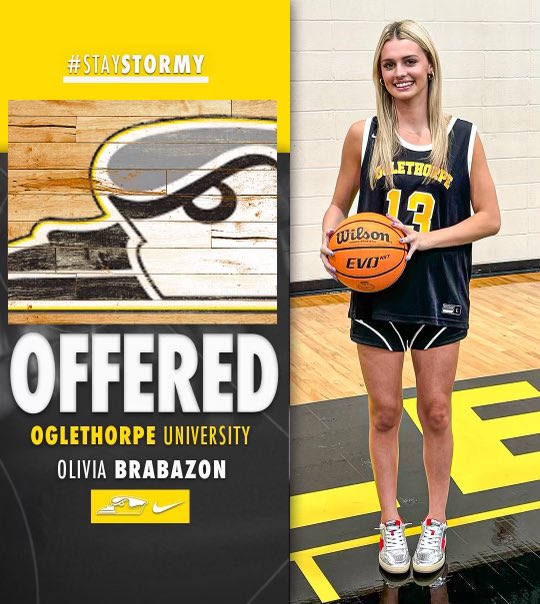 I am so blessed and excited to have received an offer to play at Oglethorpe University. Thank you Coach Jonus <a href="/coachjjonus/">Jasen Jonus</a> and Coach Kat <a href="/CoachFriz/">Kat Frisby</a> for this amazing opportunity and believing in me.