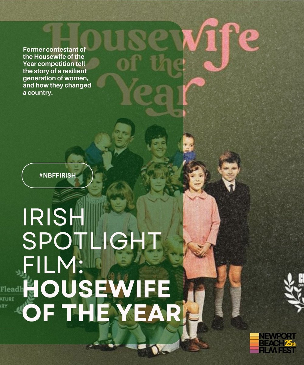 IrelandWeek (@irelandweek) on Twitter photo Who remembers the Calor Housewife of the Year competition?!
This fascinating trip down memory lane features some of the women who took part & is just one of three brilliant films showcased at <a href="/NBFFIrish/">NBFF Irish Spotlight</a> Spotlight this month!
Tickets on sale now!
nbff2024.eventive.org/films/66cf6058… Who remembers the Calor Housewife of the Year competition?!
This fascinating trip down memory lane features some of the women who took part & is just one of three brilliant films showcased at <a href="/NBFFIrish/">NBFF Irish Spotlight</a> Spotlight this month!
Tickets on sale now!
nbff2024.eventive.org/films/66cf6058…