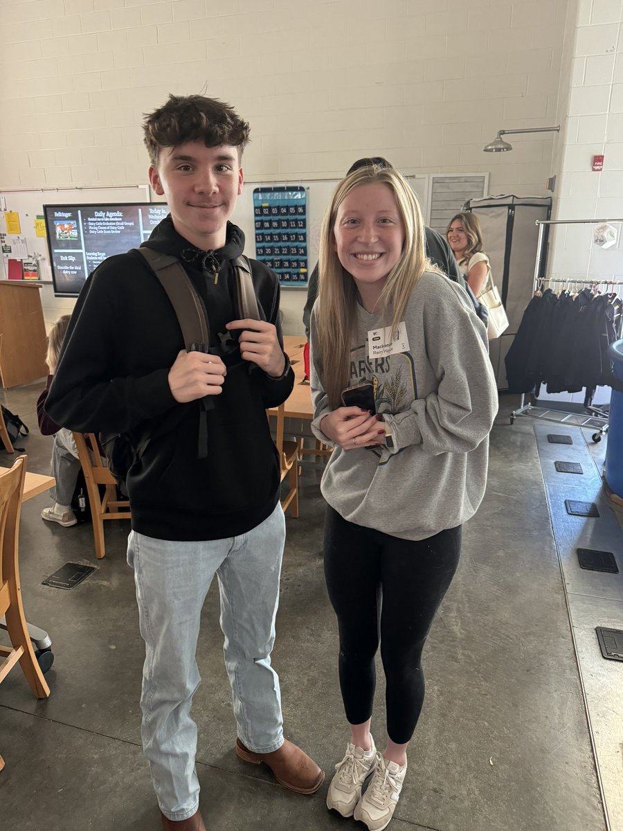agteacher18's tweet photo. A big week so far for Bullitt East Agriculture. 

Former students coming in for observations is the best, especially when their brother is in class and our FFA Chapter meeting today. https://t.co/DFnTy78PoD