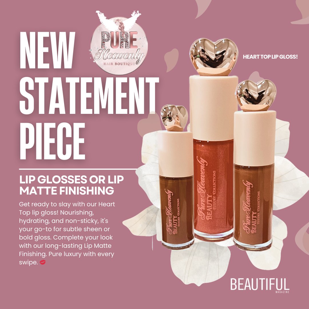 mycity_magazine's tweet image. Introducing Pure Heavenly Hair new statement piece: Heart Top Lip Gloss! 💋

Explore more! Call at 725-772-1224!💫

#Lip #Gloss #Love #Beauty #Essentials #Glossy #Lips #Pure #Luxury #TrendyBeauty