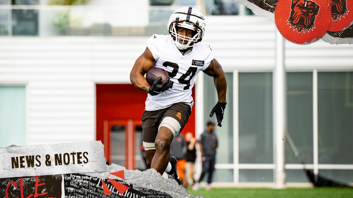 Nick Chubb returns to practice and other notes from Wednesday

📰 » brow.nz/y677