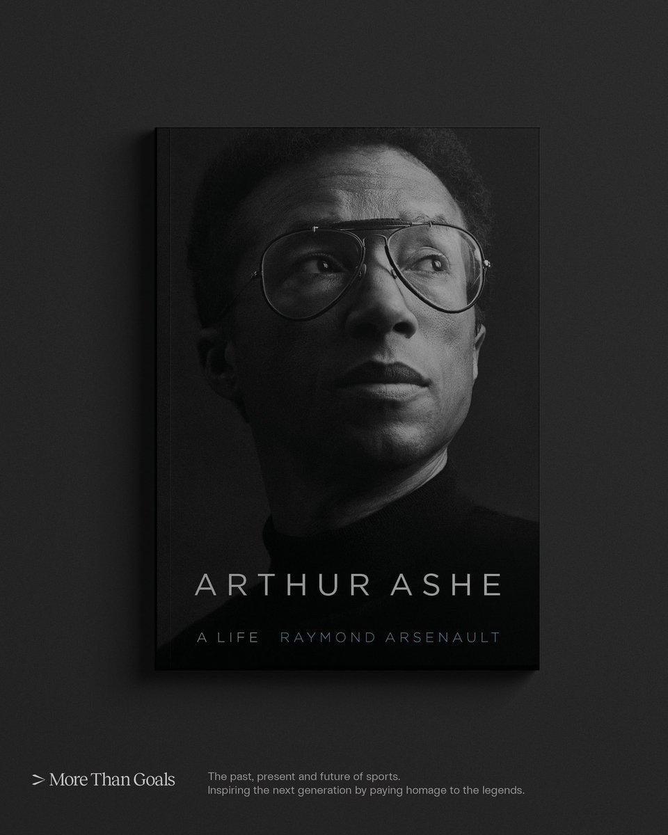 morethangoals_'s tweet photo. MTG Book Club: Arthur Ashe - A Life, written by Raymond Arsenault (2018). This biography chronicles the life of the pioneering tennis player as he broke the color barrier in men’s tennis and went on to become an influential activist in the civil rights movement. https://t.co/alO7GorDZX