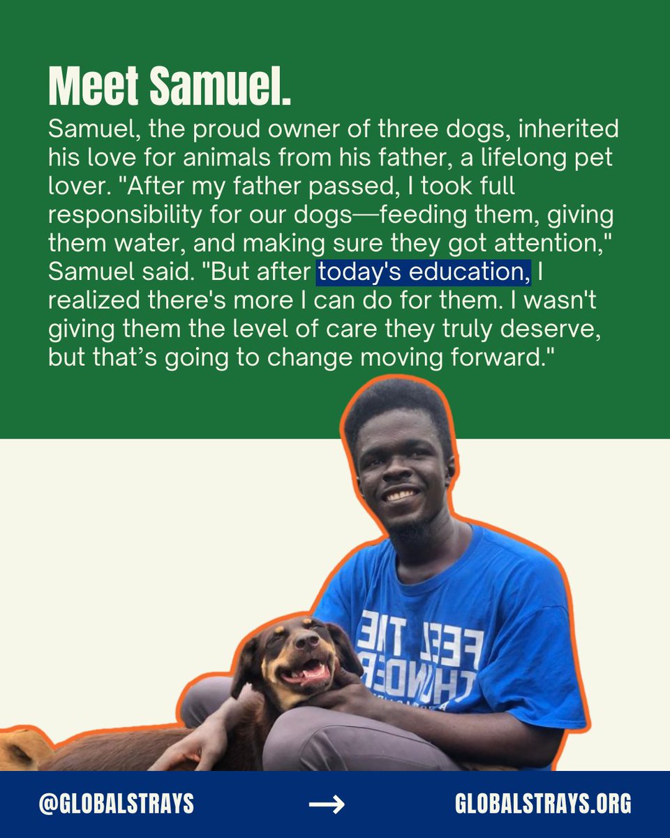 GlobalStrays's tweet image. This summer, our partner @liberiaanimalwelfare visited homes in various communities to spread the word about animal welfare. We're so inspired by the change happening! 

#globalstrays #animalwelfare #liberiaanimalwelfare #liberiaafrica