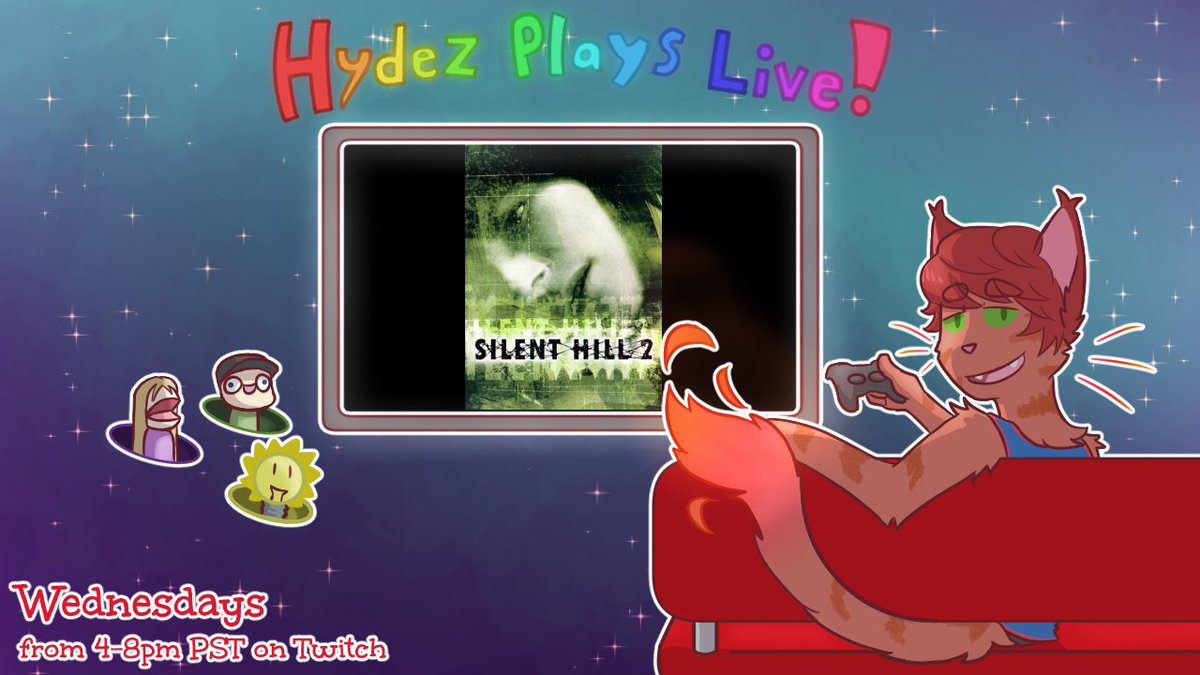 Heyyo Everybuddy! the remake comes out next week, so we're gonna finish up Silent Hill 2 for the PS2 today! come hang out with us as we revisit this horror classic  (Also I've updated by stream setup btw) twitch.tv/jetyl_hydez