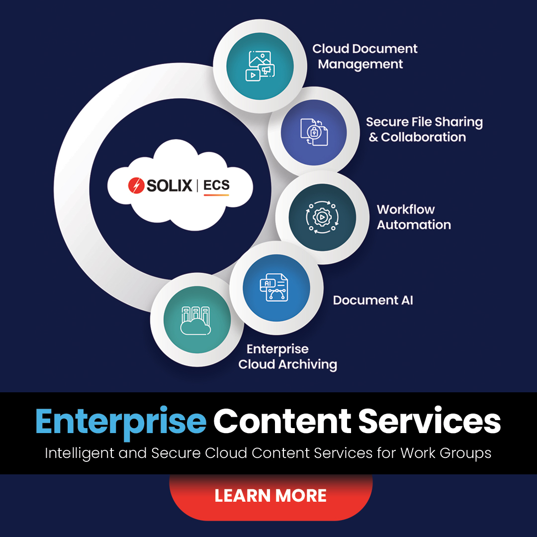 solixbigdata's tweet image. 🚀 Transform Your Enterprise Content Management with Solix ECS

Say goodbye to content chaos and hello to seamless management! 👉 bit.ly/4eKeduI

#enterprisecontentmanagement #contentsecurity #solixecs #cloudplatform #digitaltransformation #compliance