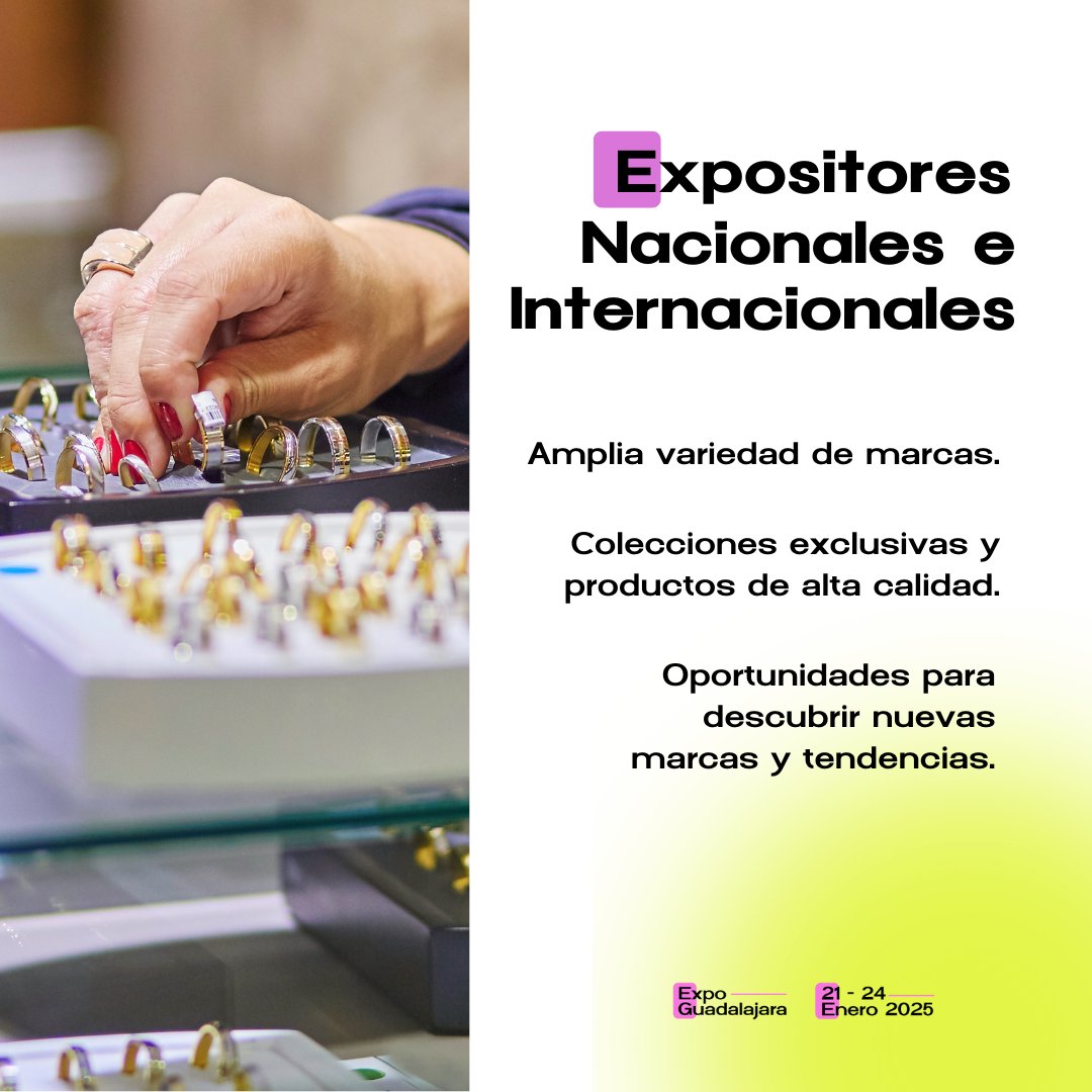 Intermoda's tweet image. ✨ ¡Impulsa tu negocio en Intermoda! Conecta con marcas líderes, amplía tu oferta y descubre nuevas oportunidades en la industria de la moda. Regístrate y obtén tu gafete sin costo. tinyurl.com/2yjzppxc ¡Te esperamos del 21 al 24 de enero! 

#Intermoda #Negocios #Networking