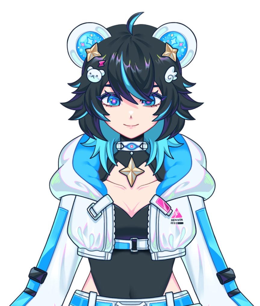 「LIVE NOW!Working on another vtuber model」|◤ XΞN ◢のイラスト
