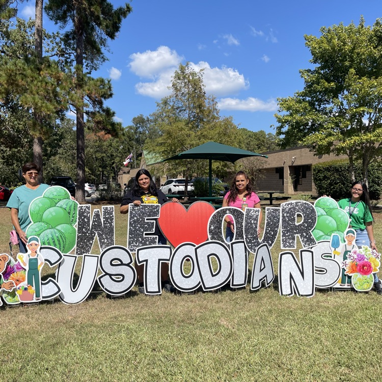 We are blessed with the best! Thank you to our amazing custodians! We are grateful for the 💚and care you show us every day! #nationalschoolcustodiansday
