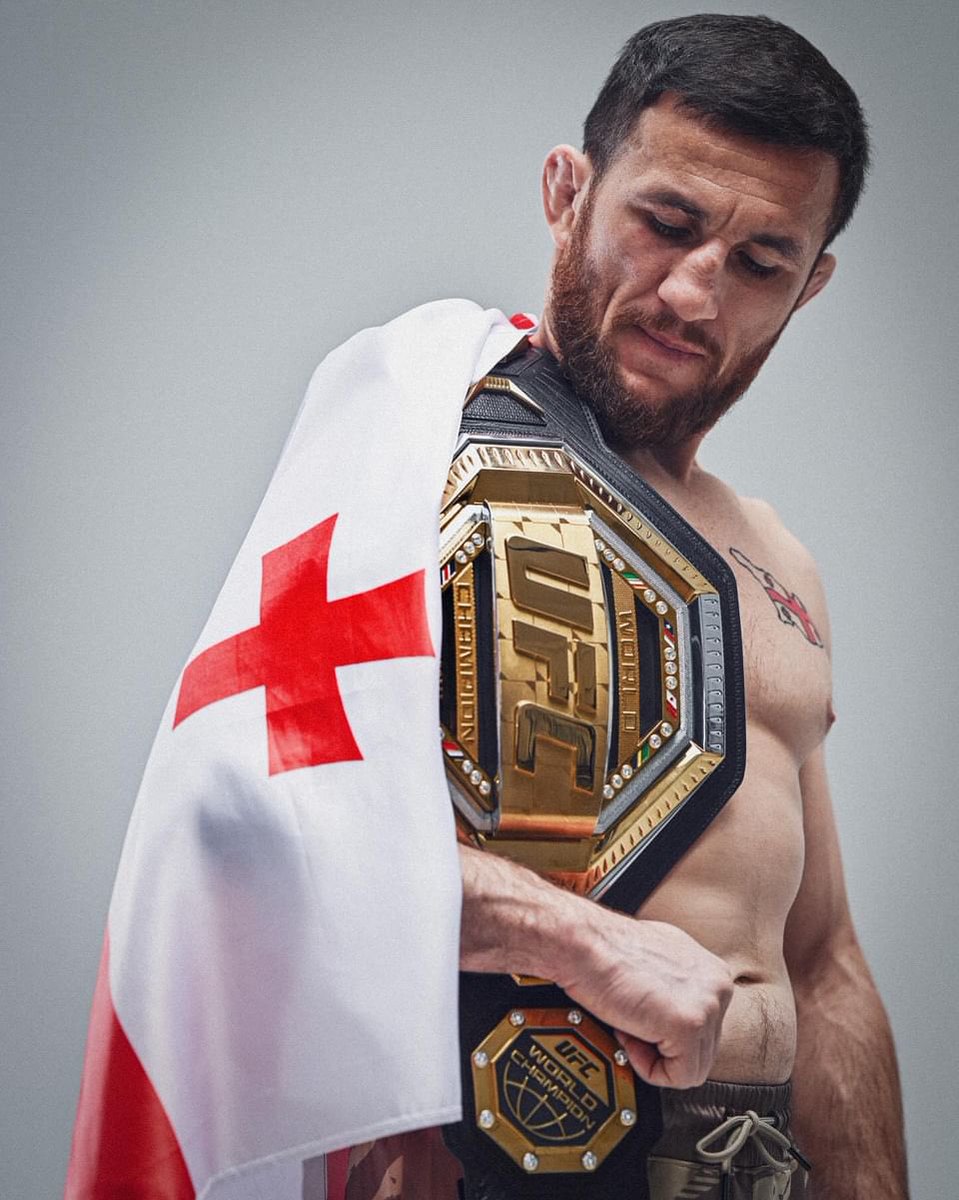 So happy and proud to bring this belt back to my home country ! Thanks Georgia for all your love and support! 🦾🇬🇪❤️