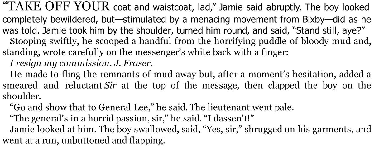 Outlander episode 7x15 is titled "Written In My Own Heart's Blood."

To wit: