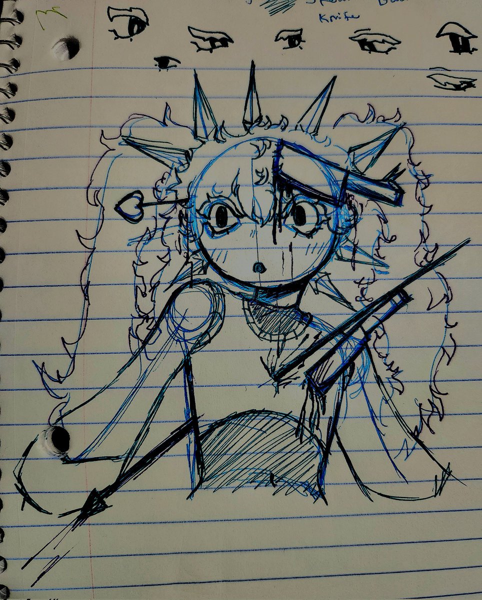 Rrrreeeeee4's tweet photo. Goretober day #2 >w< 
Sharp Objects (not my best work but whatevs) https://t.co/OQsVqgzgYc