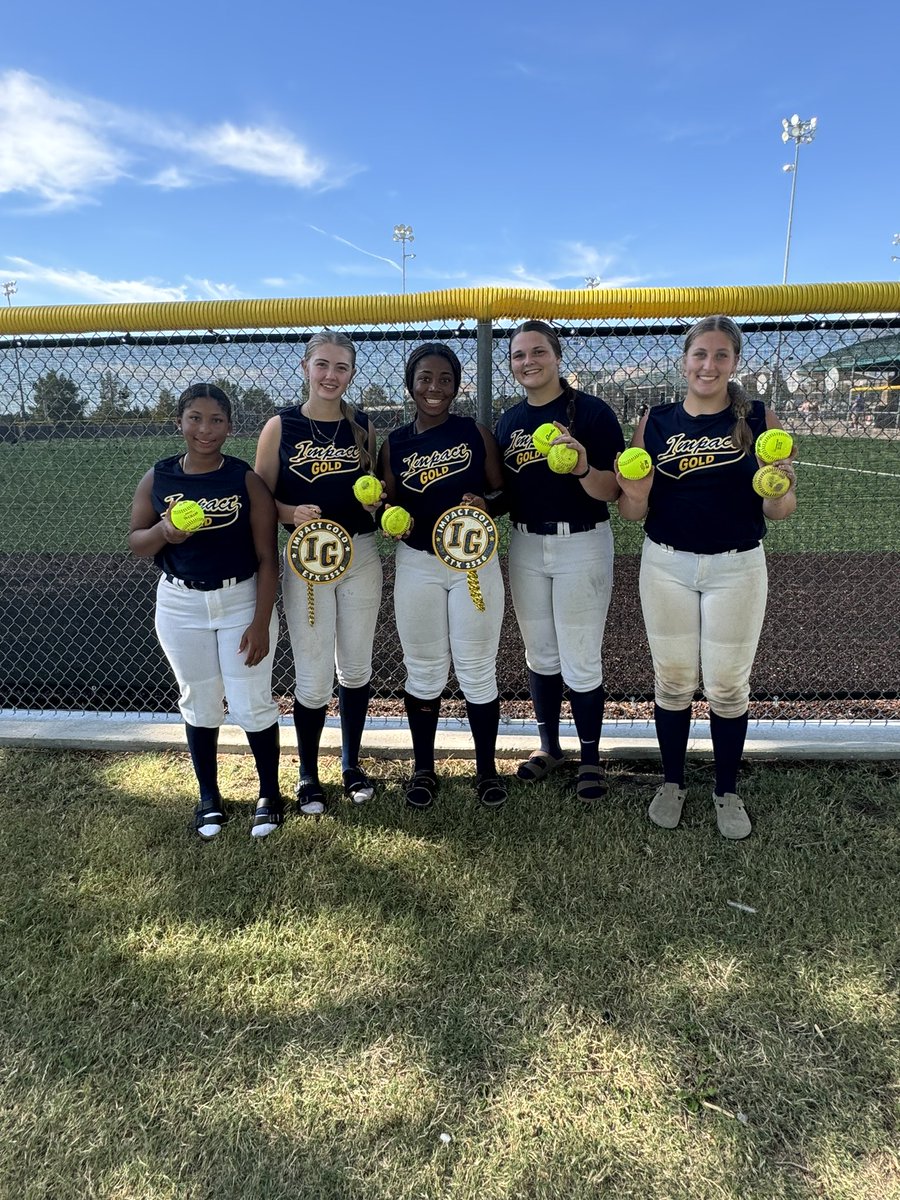 643ETX's tweet photo. ETX made  some noise this weekend. 5-0 in the Impact Gold Exposure against some strong competition.  
‼️Chain Gang‼️
Sadie Arriola 2026 💣💣💣 💥1 Grandslam💥
Aubrey Hassell 2026 💣💣
Neci Potts 2026 💣
Jayna Rucker 2026 💣
Journie Wilson 2027 💣

Back to work this weekend!! https://t.co/r0gTwDJELx