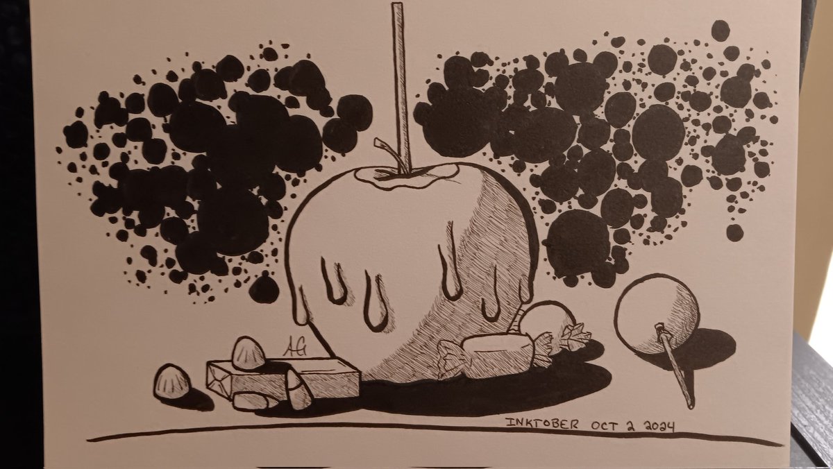 PixieDevilChild's tweet photo. Day 2 Spooky Month Ink Drawings!!

#inktober2024 https://t.co/2fE0slbGnB