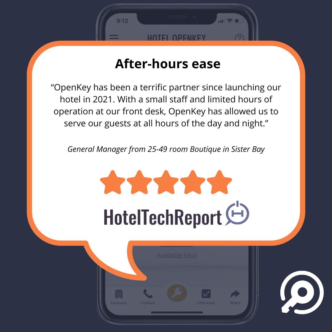 A recent review on Hotel Tech Report highlights how OpenKey has helped a boutique hotel in Sister Bay improve their operations. With limited resources, they’ve been able to run more efficiently and provide seamless guest experiences at all times using our digital key technology.