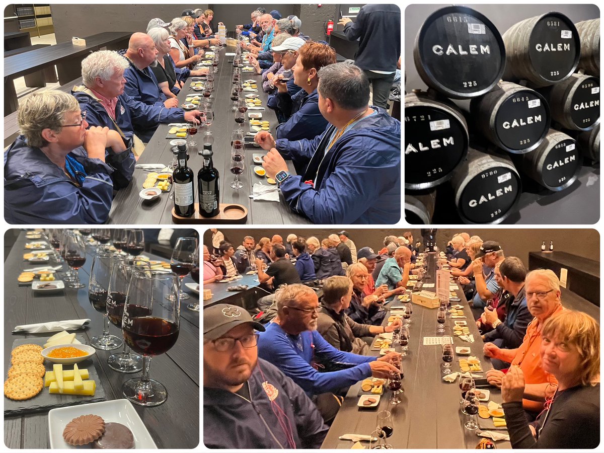 AzorcanGlobal's tweet image. Final day on the #AzorcanTours #Portugal Explorers tour.
#Porto tour including the church of St. Francis with opulent baroque gold lead decoration, a 6 bridges cruise on a traditional rabelo boat (once used to transport wine) &amp;amp; a tasting of the famous port at #Calem. 
#Oporto.