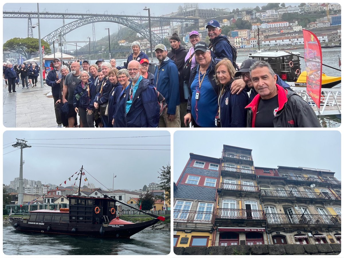 AzorcanGlobal's tweet image. Final day on the #AzorcanTours #Portugal Explorers tour.
#Porto tour including the church of St. Francis with opulent baroque gold lead decoration, a 6 bridges cruise on a traditional rabelo boat (once used to transport wine) &amp;amp; a tasting of the famous port at #Calem. 
#Oporto.