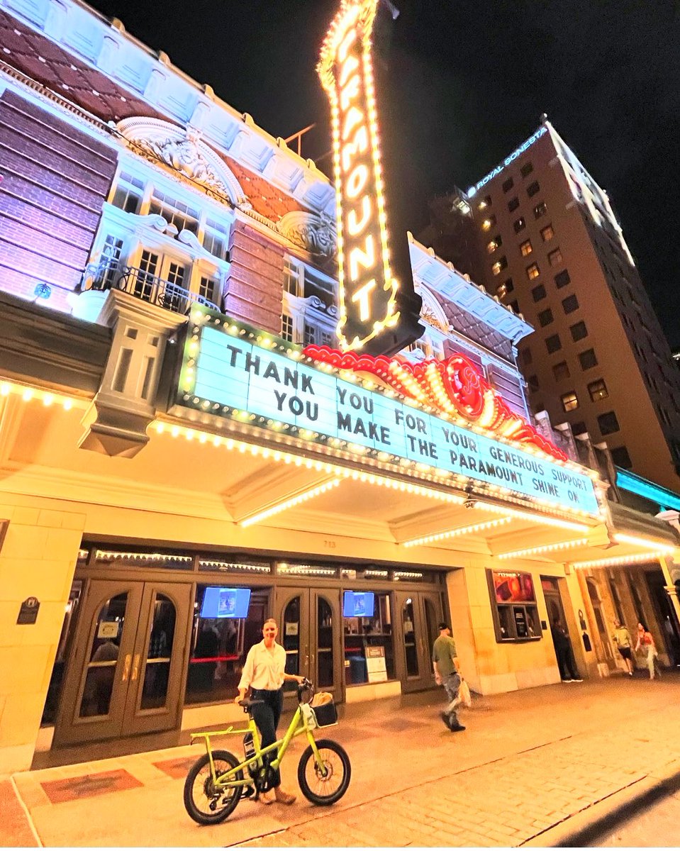 PaigeForAustin's tweet photo. Last night @ParamountAustin gave a preview of their plan to Shine On!

#WeekWithoutDrivingATX 🚲 https://t.co/gGiRhWF9gY