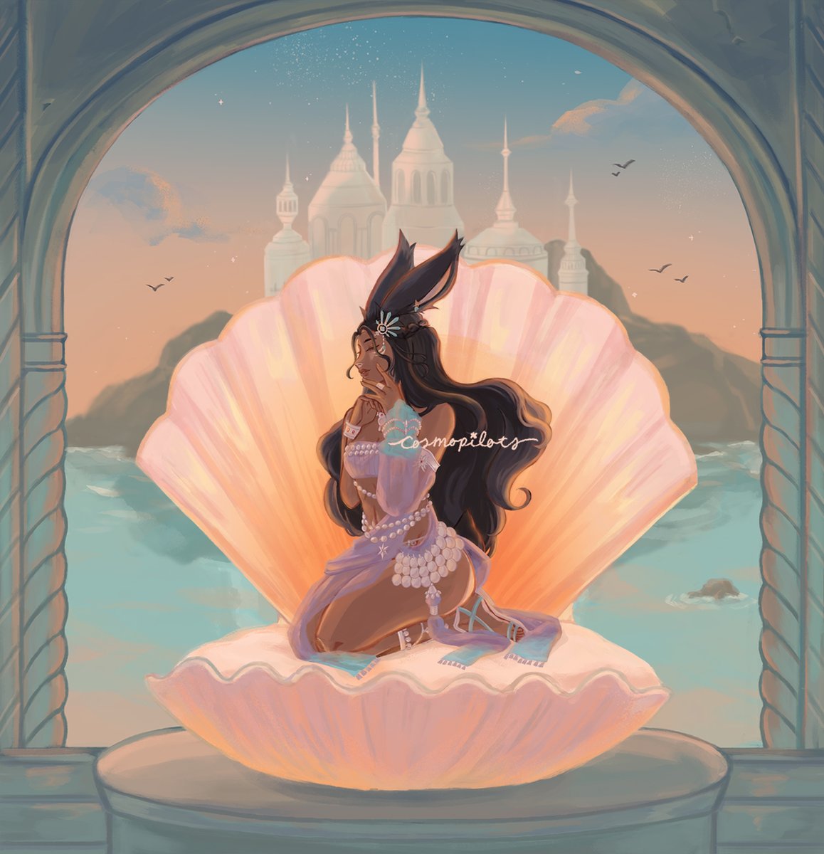 ocean's pearl 🦪🌊✨
I love the dawntrail dancer gear so much!!
#ffxiv #ff14 #ffxivart