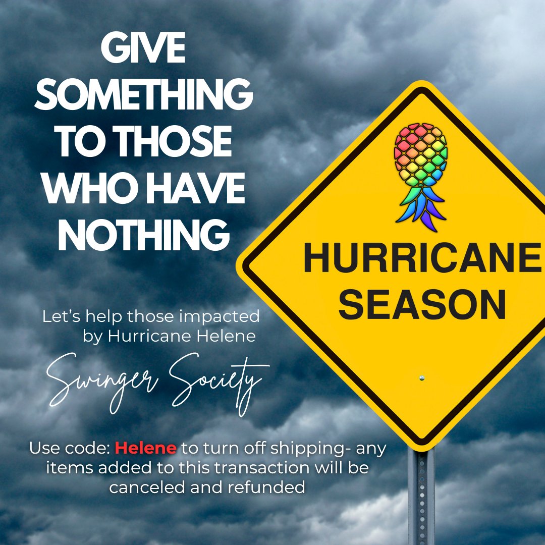As some of you may know , we choose a charitable cause for every single one of our events. This event we have adjusted those plans, and plan to donate to the relief efforts in the wake of Hurricane Helene. To give to the communities that have lost everything. We are encouraging
