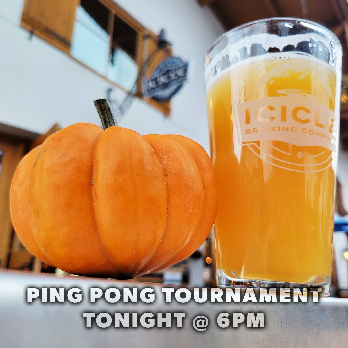 Ping Pong at our taproom tonight at 6pm! Free to enter, and you can paddle your way to victory (and gift card winnings) while enjoying some great beer with us!