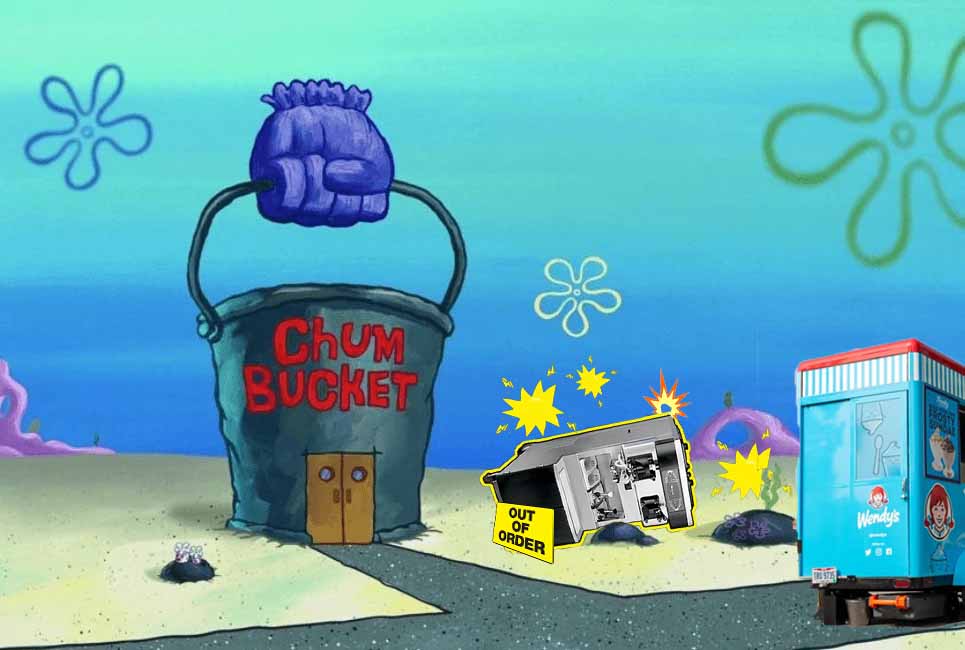 jbrooksia's tweet photo. @Wendys Even in Bikini Bottom! https://t.co/qUk5T4Qa9v