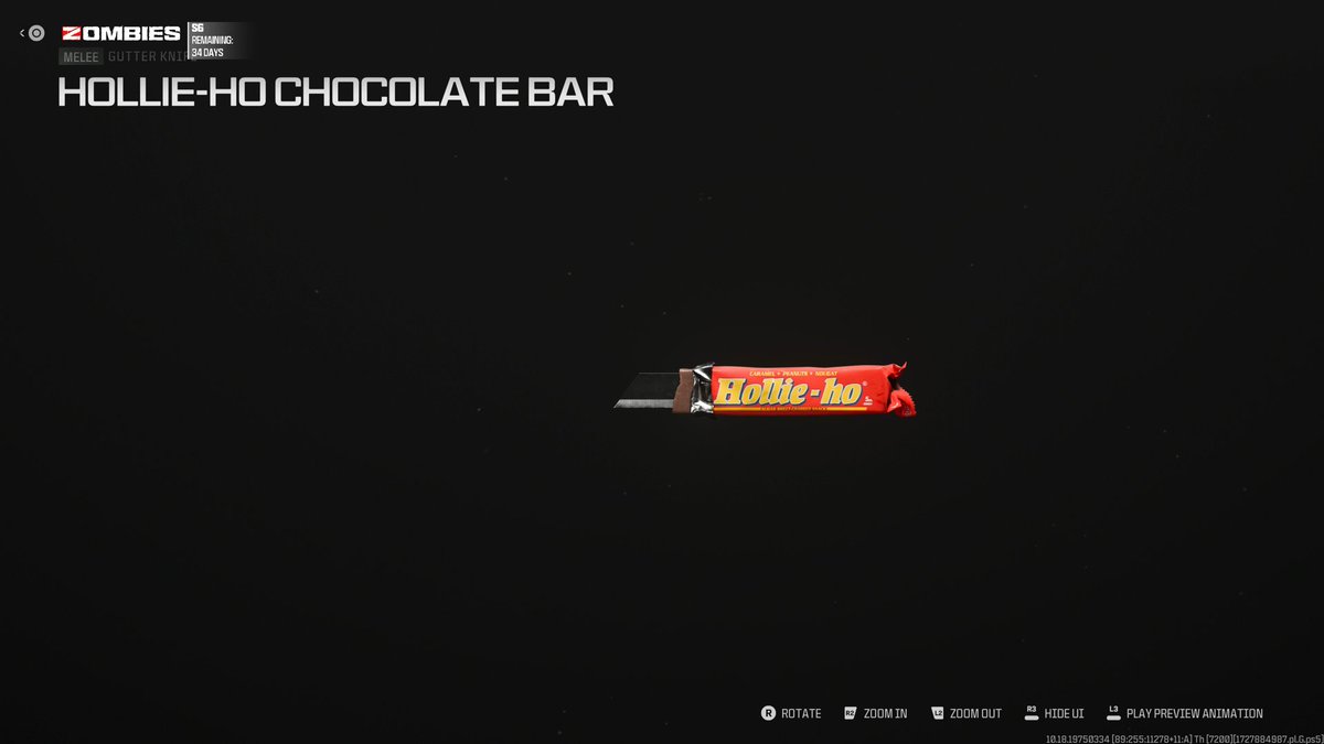 MJPW (@mjpwgaming) on Twitter photo Right at the end of the Trick 'R Treat: Candy Hunt you unlock the Hollie-Ho Chocolate Bar melee weapon!
That's such a nice add on!
GG <a href="/SHGames/">Sledgehammer Games</a>!
(also yes I have finished the event already haha I had a sweet tooth) Right at the end of the Trick 'R Treat: Candy Hunt you unlock the Hollie-Ho Chocolate Bar melee weapon!
That's such a nice add on!
GG <a href="/SHGames/">Sledgehammer Games</a>!
(also yes I have finished the event already haha I had a sweet tooth)