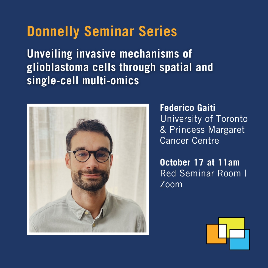 Donnelly Centre (@donnellycentre) on Twitter photo Join us at the Donnelly Centre for our next Donnelly #Seminar Series speaker: <a href="/fgaiti/">Federico Gaiti</a> from
<a href="/uoftmedicine/">Temerty Medicine</a> and <a href="/UHN/">University Health Network</a>!
📅 Thursday, October 17 at 11am ET
📍 Red Seminar Room at Donnelly Centre | Zoom
Save Your Spot 👉 uoft.me/FedericoGaiti Join us at the Donnelly Centre for our next Donnelly #Seminar Series speaker: <a href="/fgaiti/">Federico Gaiti</a> from
<a href="/uoftmedicine/">Temerty Medicine</a> and <a href="/UHN/">University Health Network</a>!
📅 Thursday, October 17 at 11am ET
📍 Red Seminar Room at Donnelly Centre | Zoom
Save Your Spot 👉 uoft.me/FedericoGaiti