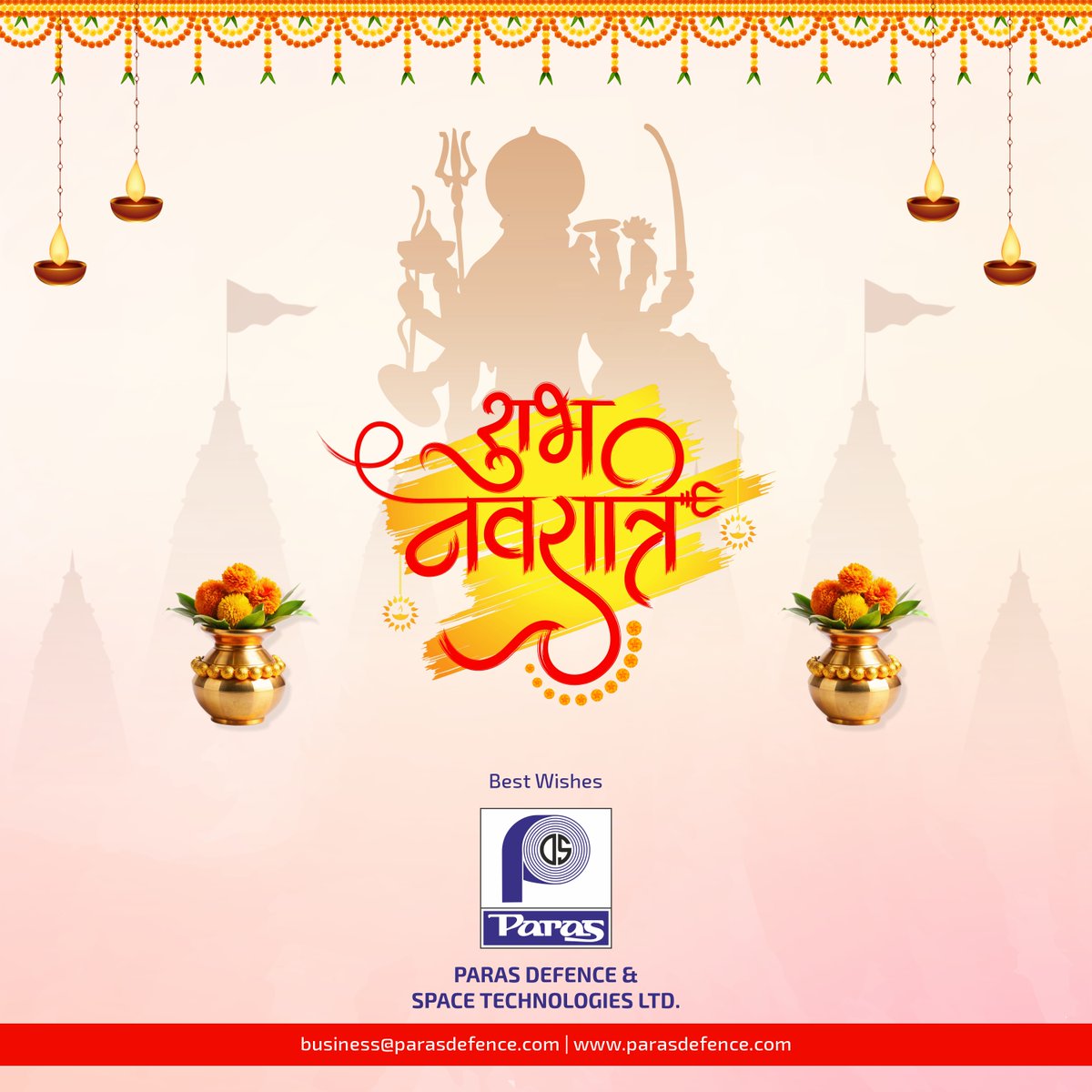 Wishing you a joyful and prosperous Navratri! These nine days symbolize the triumph of good over evil, a time for reflection, devotion, and celebration. May this festival bring peace, harmony, and success to you and your loved ones.
#Aerospace #Defence #Navratri #Space