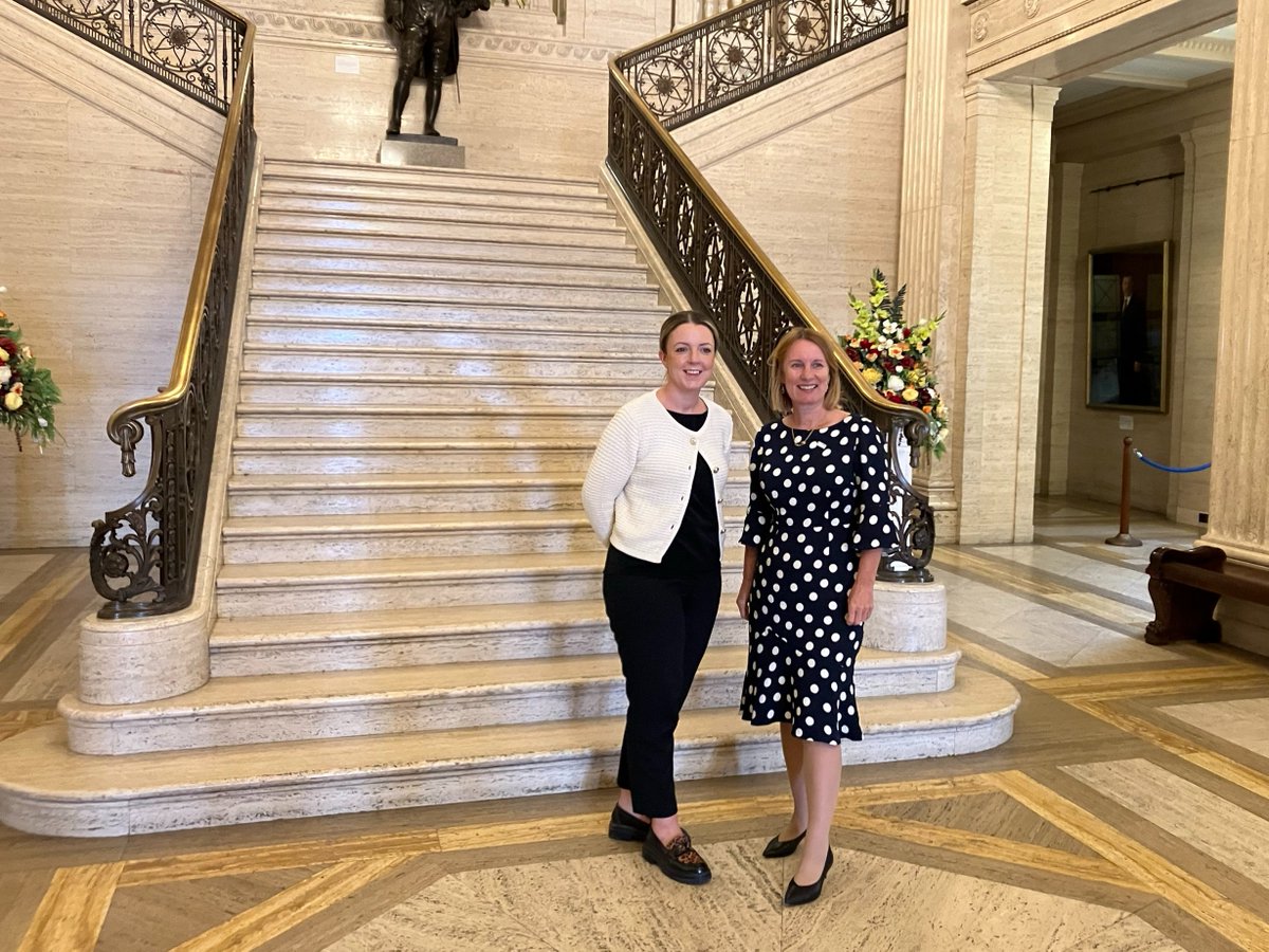 I was also delighted to meet with Liz Kimmins MLA, Chair of the Northern Ireland Health Committee - a great opportunity to discuss the importance of cancer research and how we must continue to prioritise research across all four UK nations to drive change and unlock new ways to