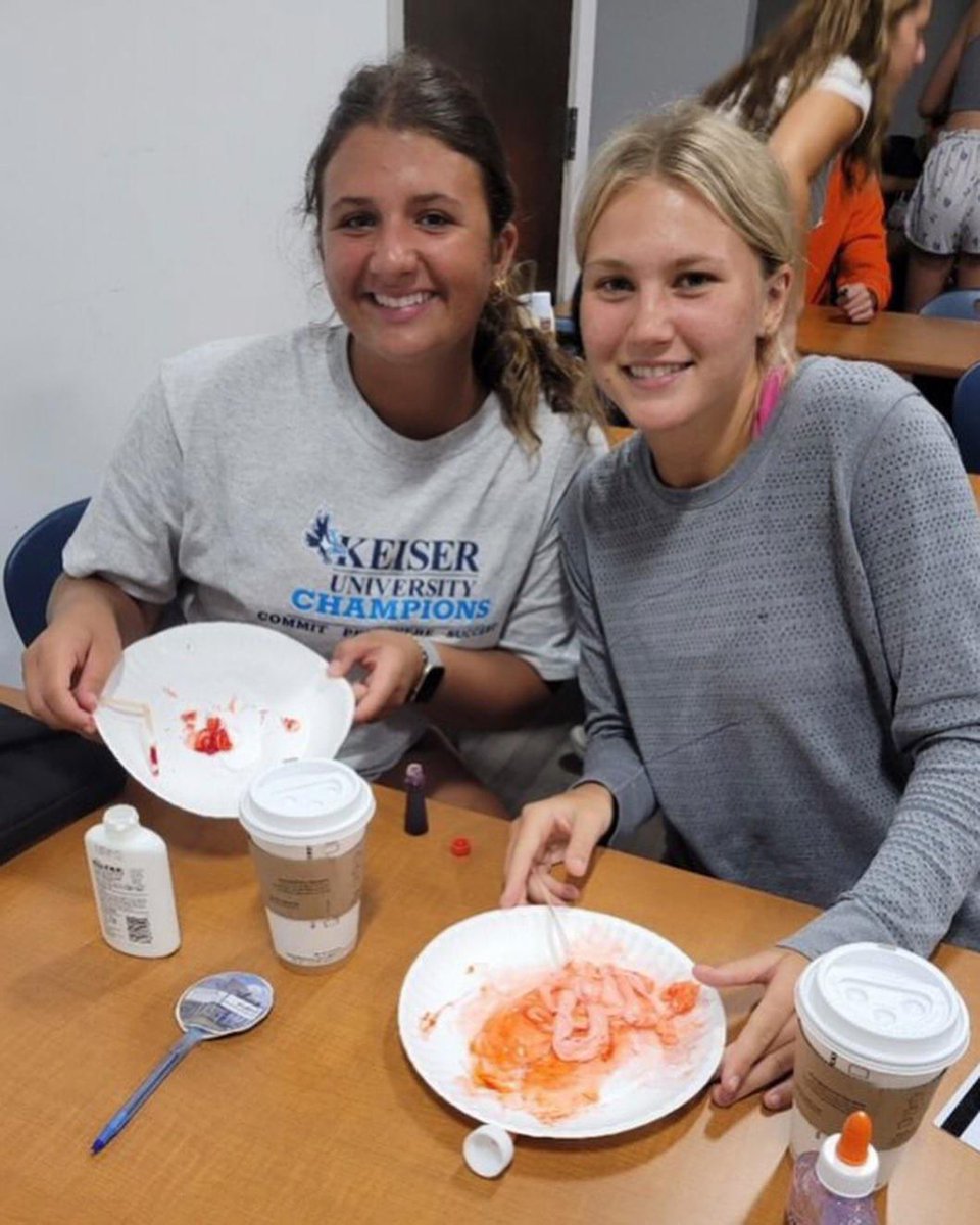 KeiserUFlagship's tweet image. Did you attend our Slim Stress Ball making event? 🙌 Don’t forget to use your stress ball whenever you need a moment of calm! 🧘‍♀️ It’s the perfect tool to help you stay relaxed and focused. #DeStress #SelfCare #KeiserU #KeiserUniversity #KeiserUFlagship