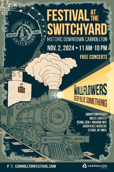 HDResearchTX's tweet photo. 🎉Exciting News🎉

HD Research is a proud sponsor of the Festival at the Switchyard 2024🌟

Join us for an amazing weekend filled with fun for the whole family. We can’t wait to see you there!🎶🍔🎨

📅Date: November 2nd
🕒Time: 11AM–10PM
📍Location: Historic Downtown Carrollton https://t.co/Xs37CJwxj6