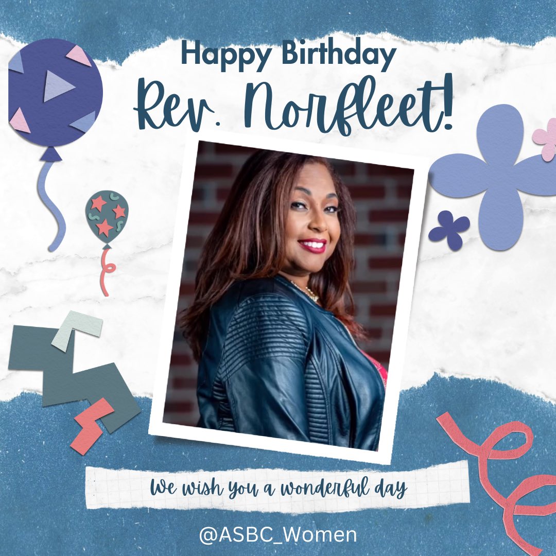 ASBC_Women's tweet photo. Happy Birthday @RevMMNorfleet ‼️💜

#ASBCWomen https://t.co/QBlAL6bgUb