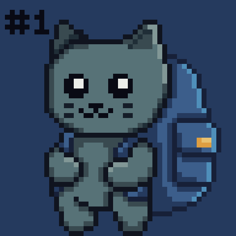 LuckArtss's tweet photo. Inktober #1
#inktober  #inktober2024 #inktoberbackpack  #backpack #pixelart #comission #comisiones #pixelarte #pixel #pixels #arte #art #Videogame #Comisionesabiertas https://t.co/0SkUkthD7h